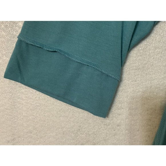 Terra & Sky Blouse Womens Plus Size 2X 20W 22W Blue Green White Scoop Neck Top S - Picture 10 of 11
